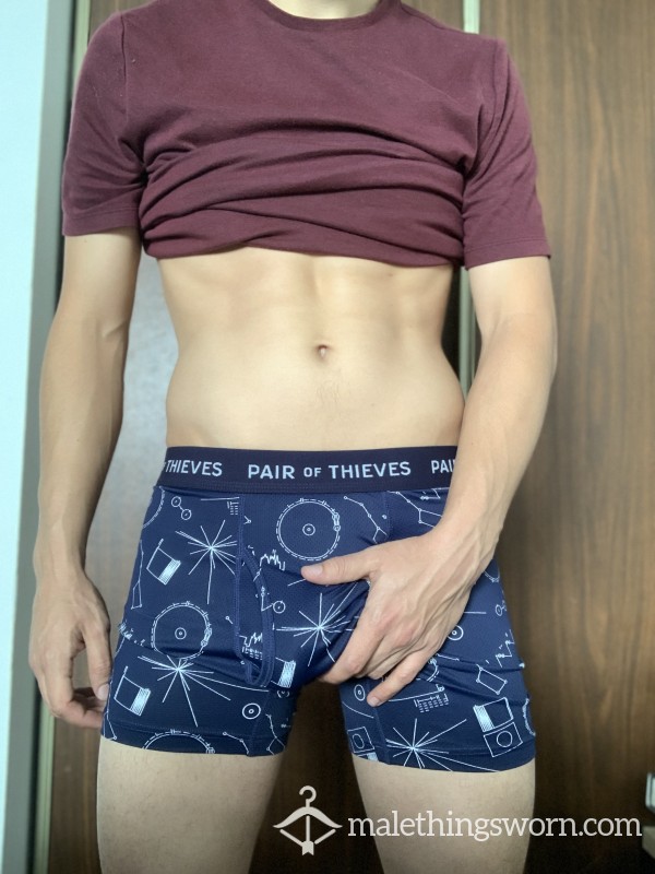 EXTREMELY SOFT! Blue Boxer Briefs - Small - Pair Of Thieves