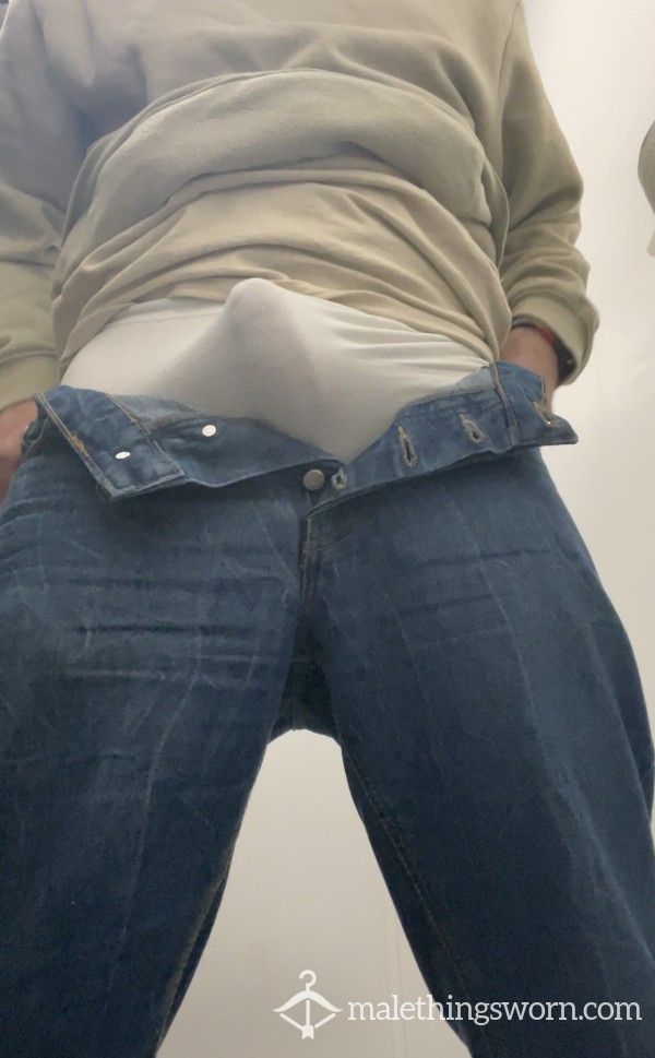Fat French Cock Pee In Public Toilet