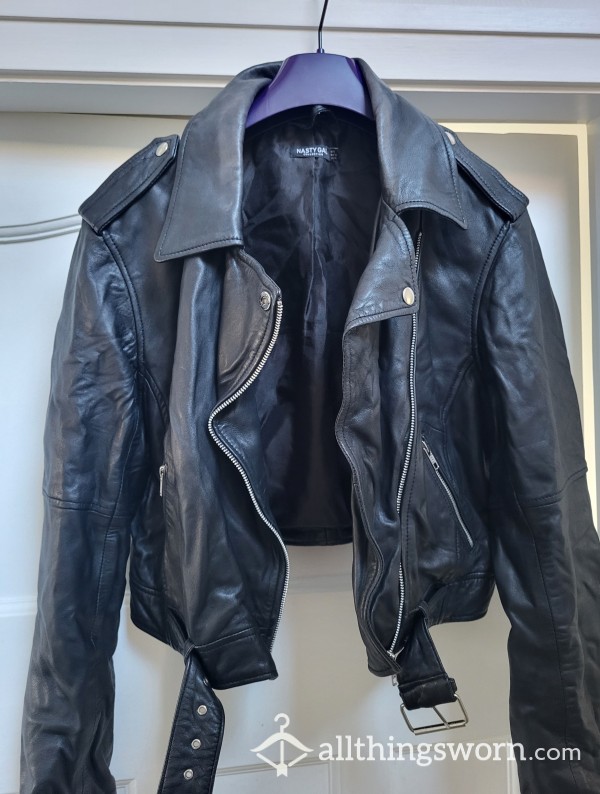 Faux Leather Jacket, Very Well Worn
