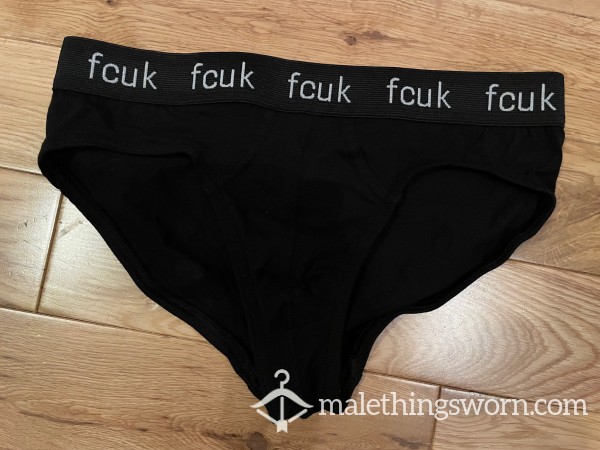 FCUK Black Tight Fitting Briefs (S) Ready To Be Customised For You! photo