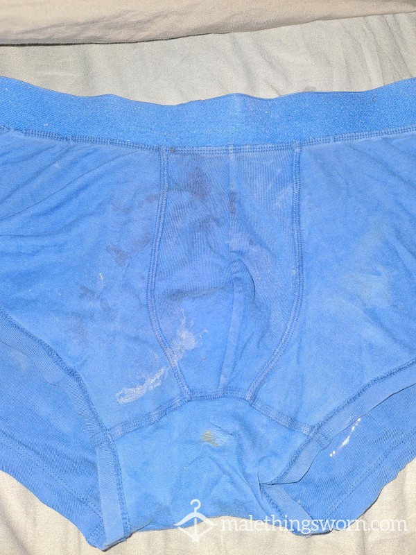 Filthy Stained Gym Worn Boxers