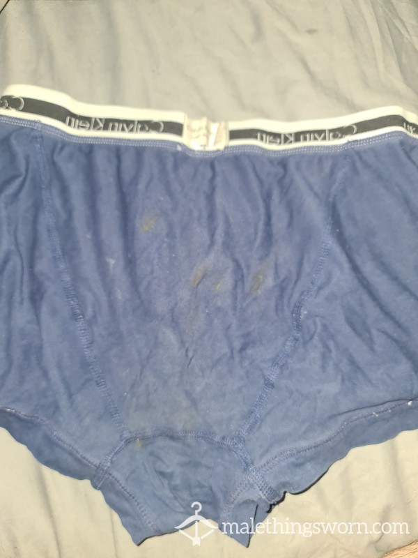 Filthy Stained Gym Worn Boxers
