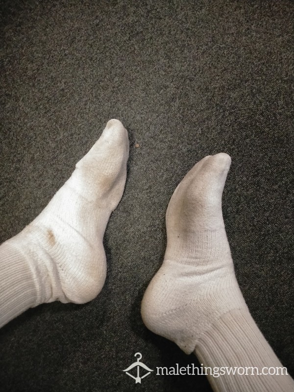 Filthy Stinky White Socks photo