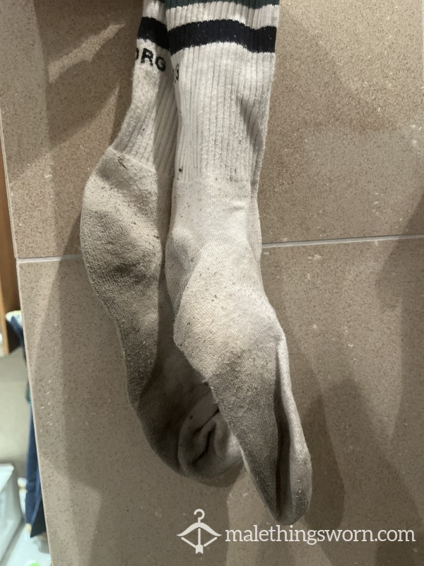 Filthy White Socks
