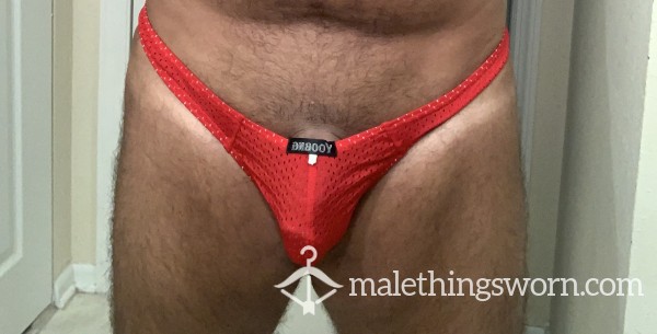 * ON SALE * Fire Red Thong.... So Hot!!