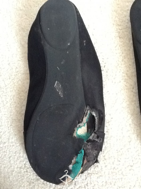 Flat Ballet Pumps, Completely Ruined!
