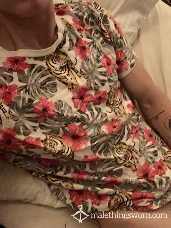 Floral+Tigers Shirt (M)