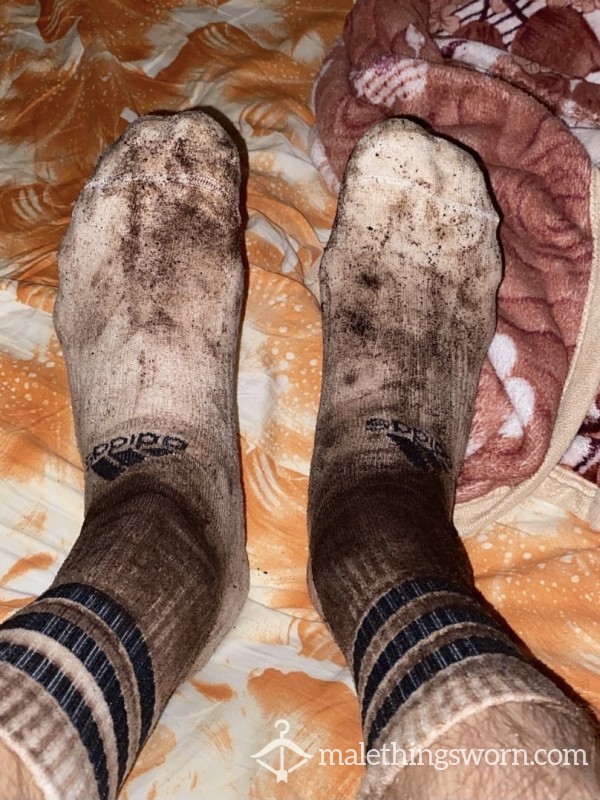 Football/Soccer Socks After A REAL Match (Extra Dirty Edition)