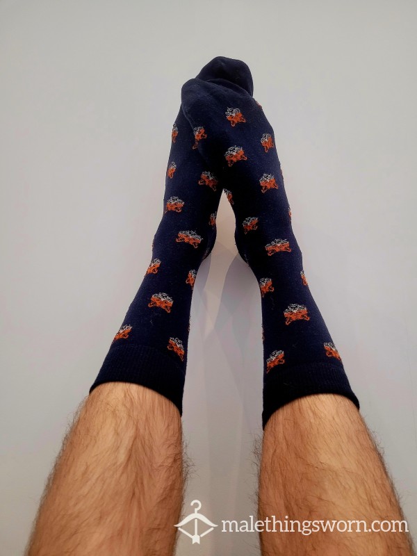 SOLD Fox Face Socks - 2 Day Wear And Customisable