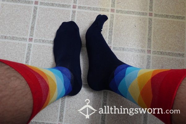 Fresh Rainbow Pattern Socks