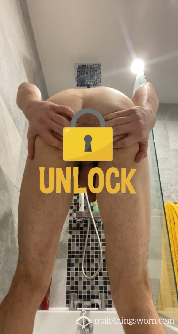 Gaping My Tight Ass Open In The Shower