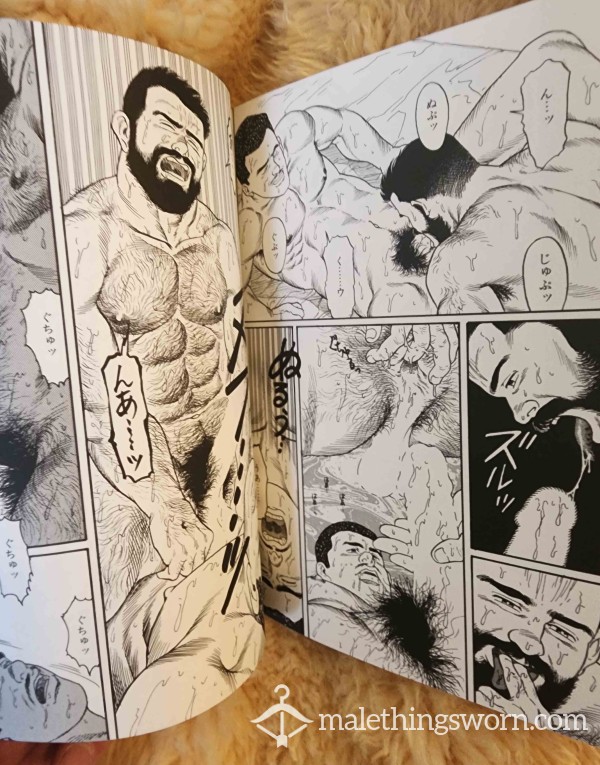 JAPANESE GAY EROTIC COMIC ART "Naburi-Mono" (with 5 Of My Uncensored Photos!)