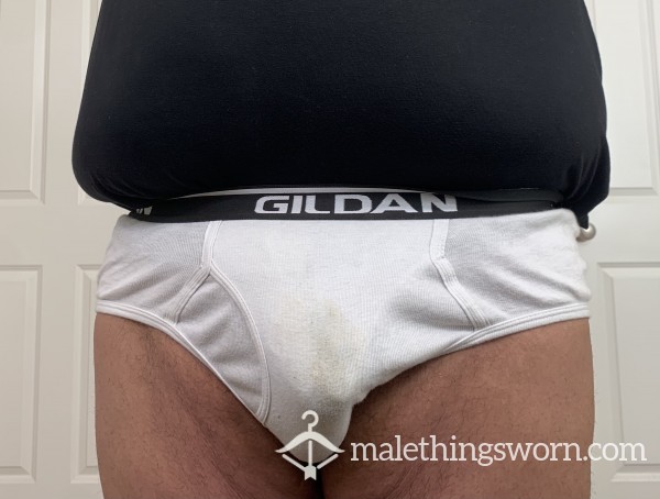 Gildan Vintage White Briefs