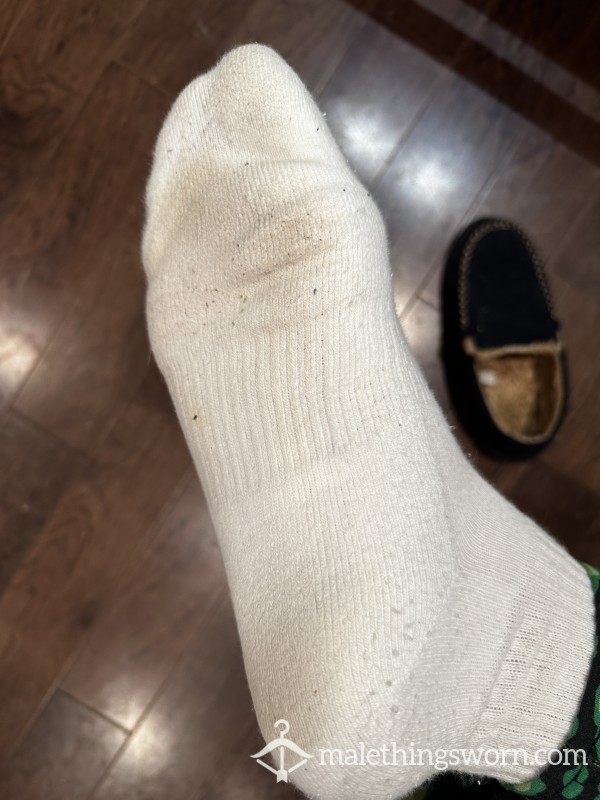 Gildan White Cotton Socks