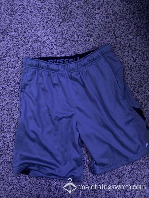 Gray Russle Sweaty Gym Shorts (
