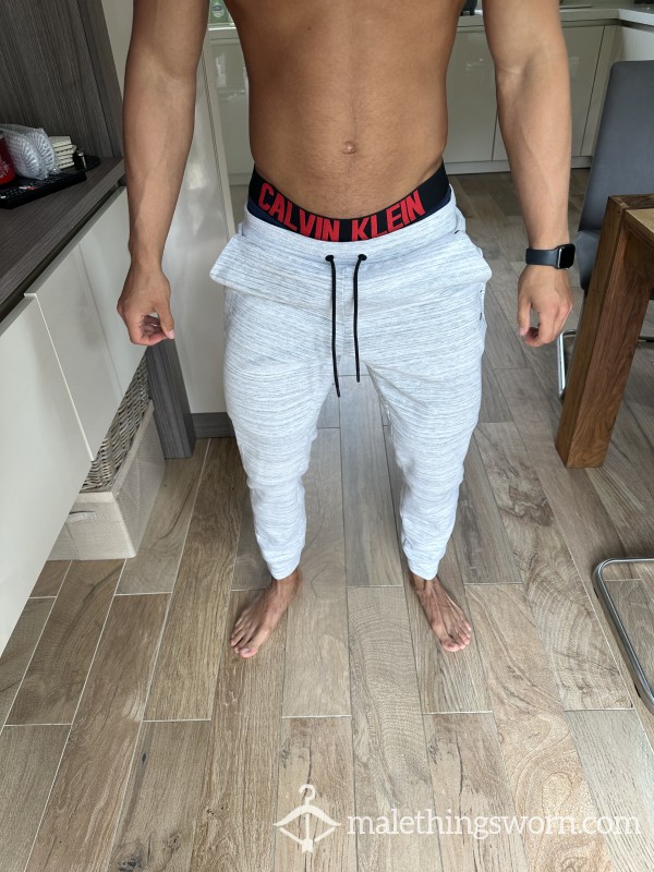 Gray Trackie Bottoms