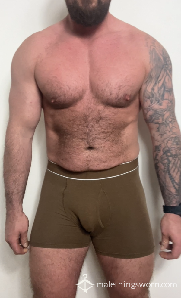 🍏Green, Green Grass! Cotton, Tight Fit BOXERS - Available For Purchase After One GYM Session And 24 Hours Wear! The Weak Need Not Apply! 🍏