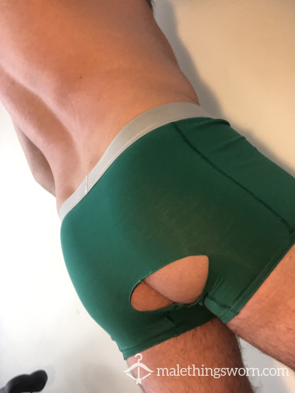Green Underwear W/ Hole