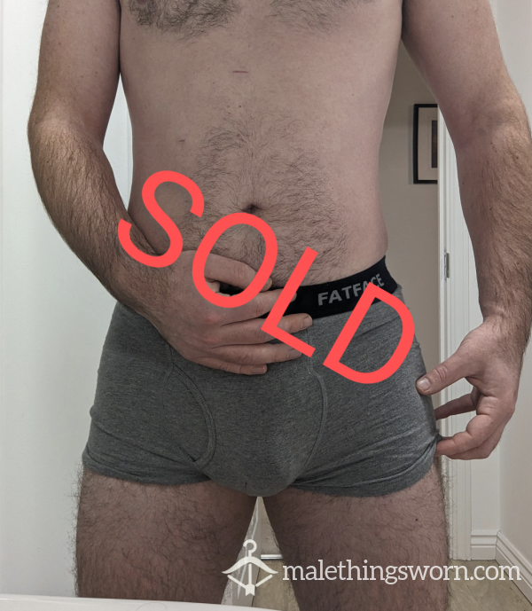 SOLD Grey Boxers