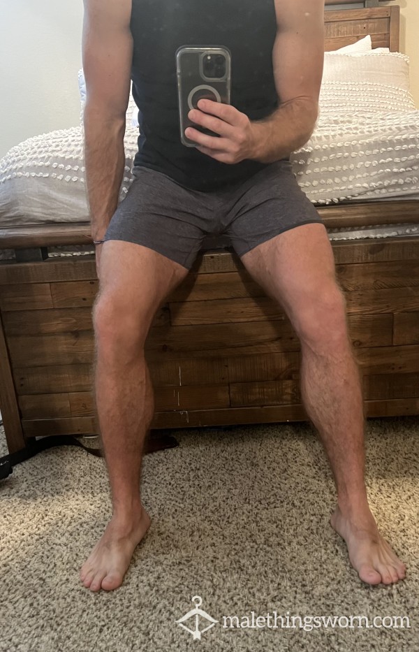 Grey Lululemon Gym Shorts
