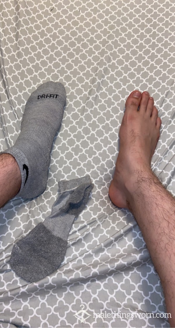 Grey Nike Sport Socks