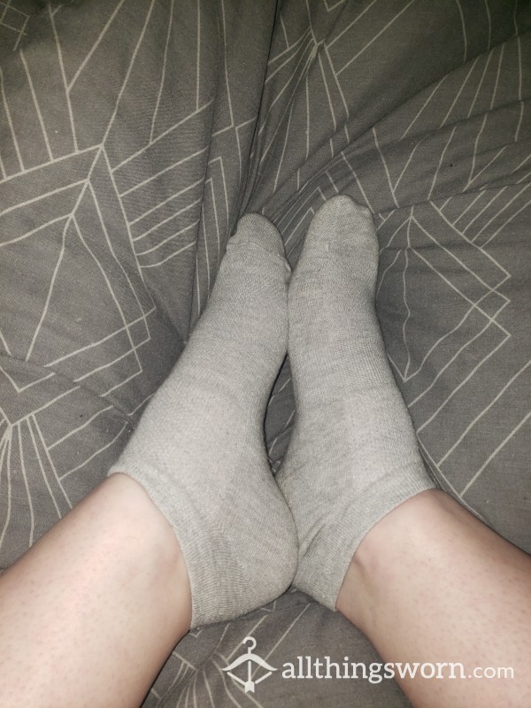 Grey Smelly Sports Socks