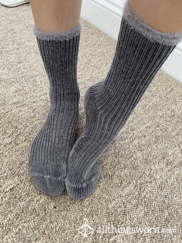 Grey Soft Toastie Socks
