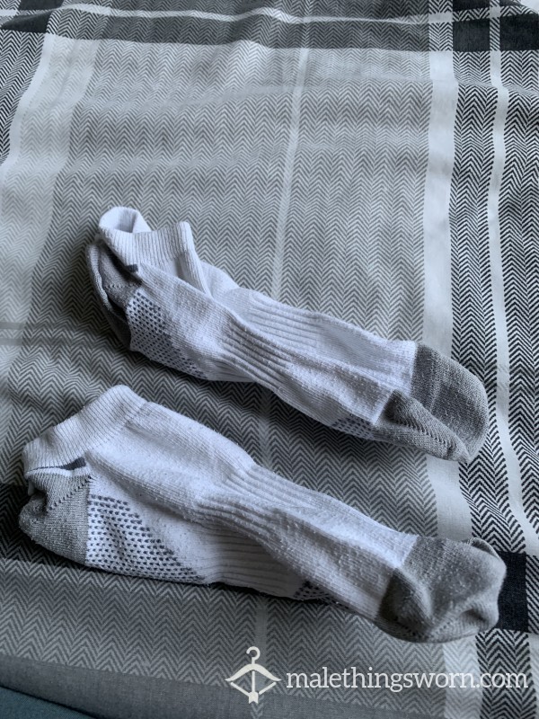 Grey/white Ankle Socks