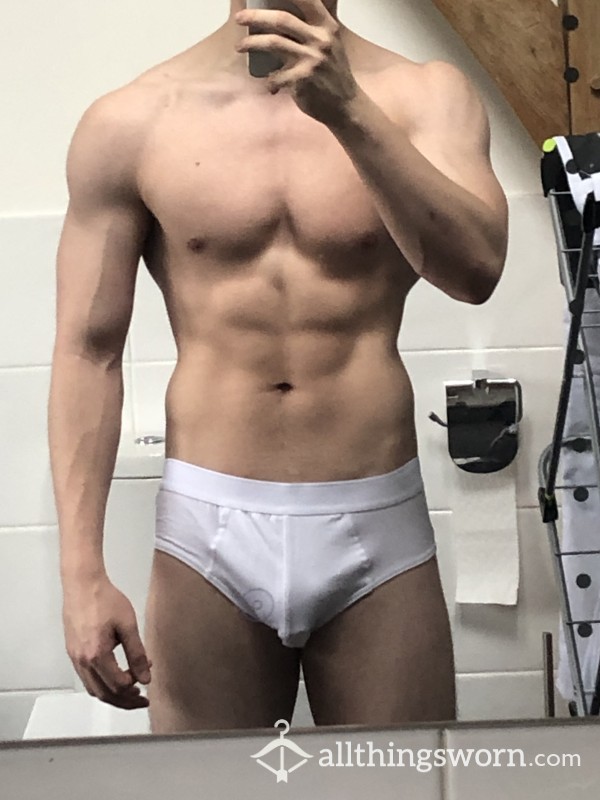 Gym Briefs (White)