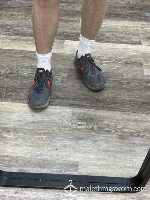 Gym Worn Adidas Half Calf Socks