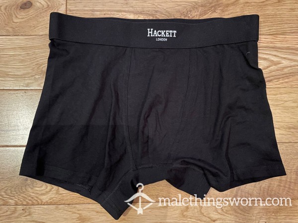 Hackett London Black Boxer Shorts Trunks (S) Ready To Be Customised For You!