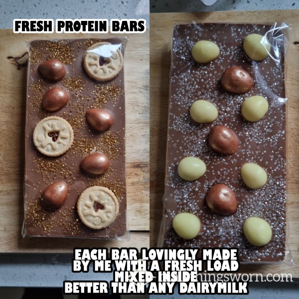 Handmade Chocolate Protein Bar Fresh Load photo