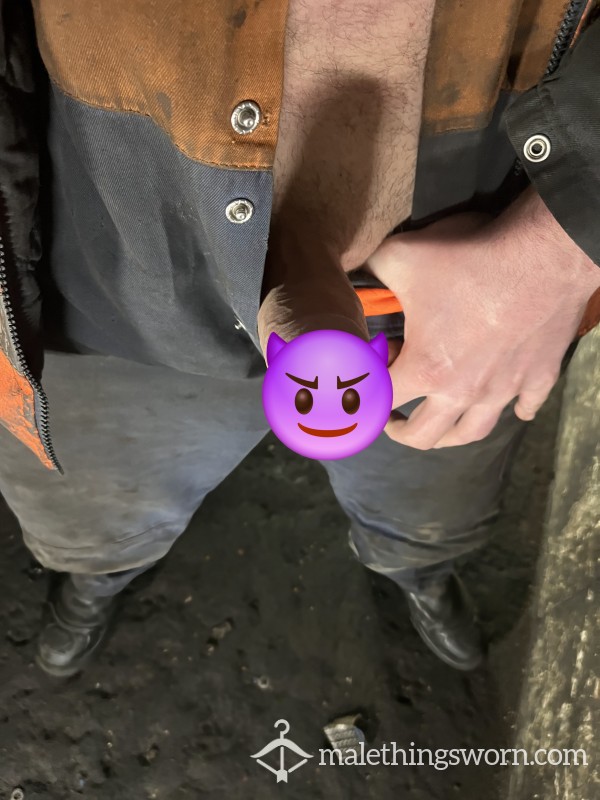 Hard Cock In Dirty Overalls
