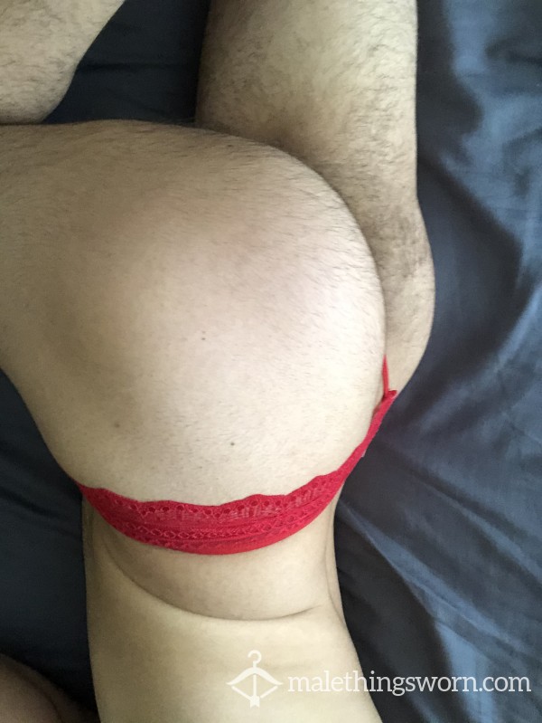 HDN Red Lacy Thong