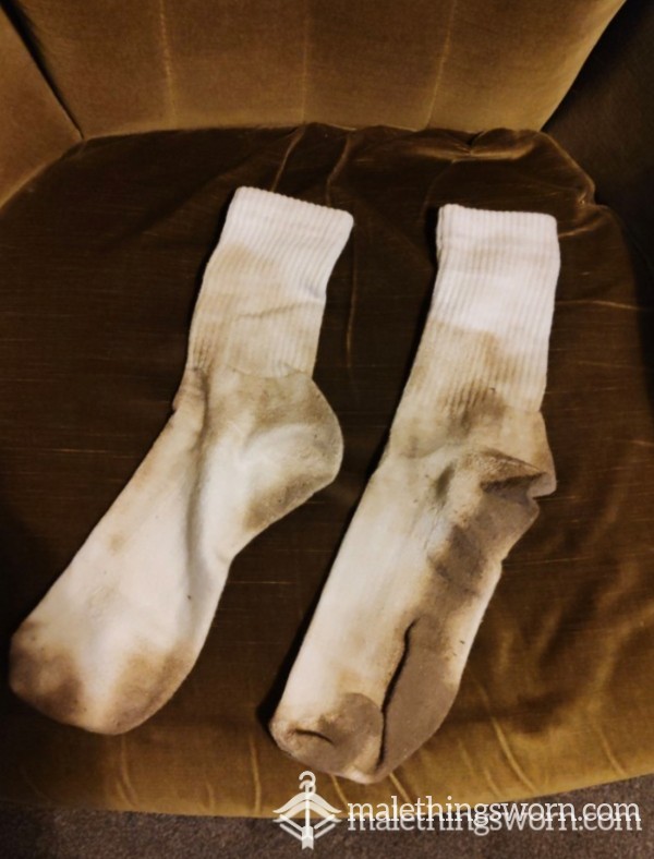 Heavily Scented White Long Socks