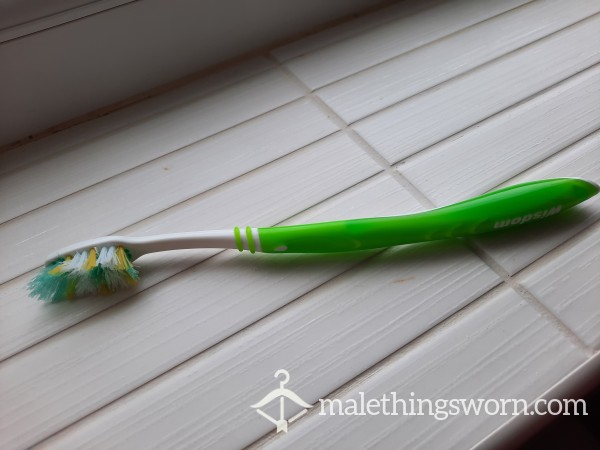 Heavily Used Sex Toy Toothbrush