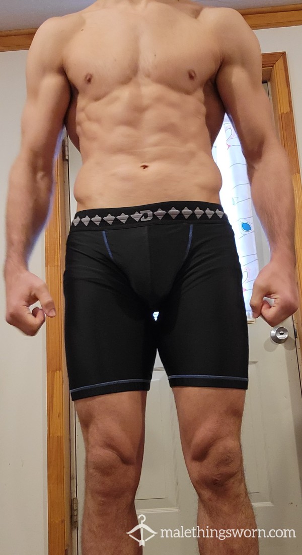 My High End Diamond Jock Strap/Cup/Compression Shorts Combo -- Worked Out In Hard!