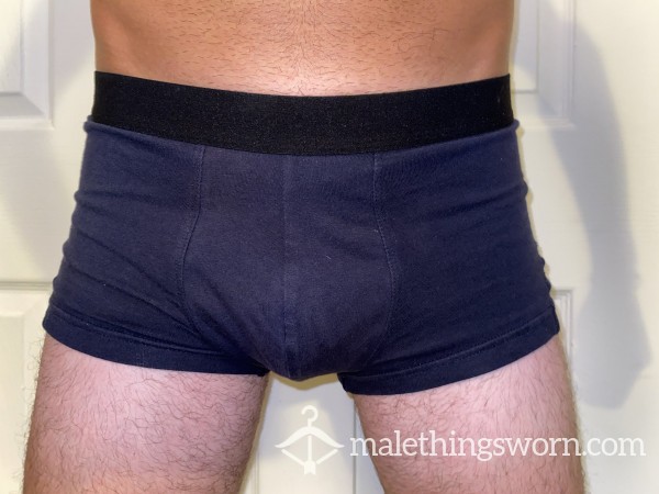 H&m Blue Low Rise Trunks Boxer Briefs Size Small - Used & Smelly
