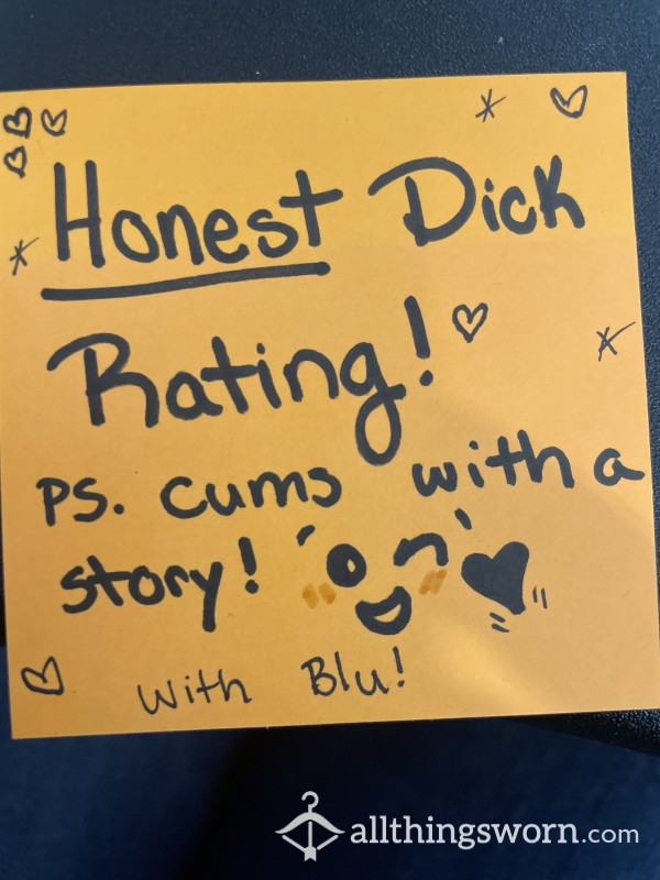 HONEST Dick Rating 😘 🍆 Comes With A Story!