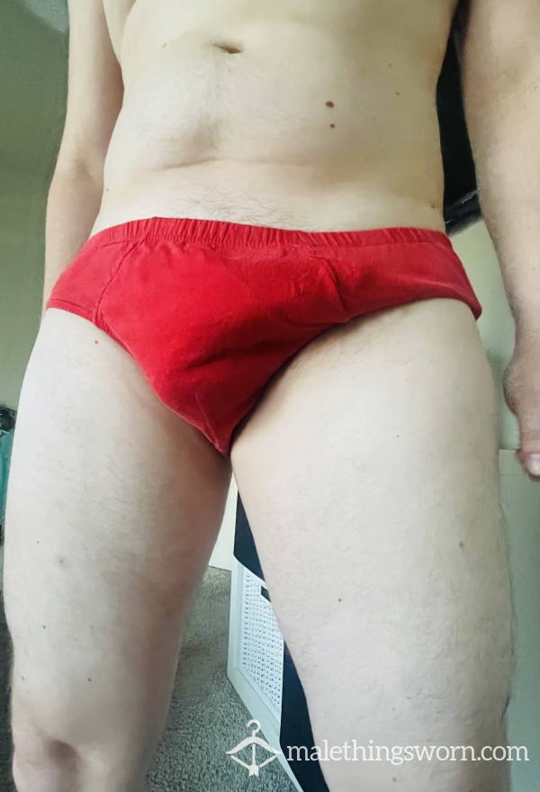 Honey, Do These Red Hot Briefs Make My Bulge Look Fat?