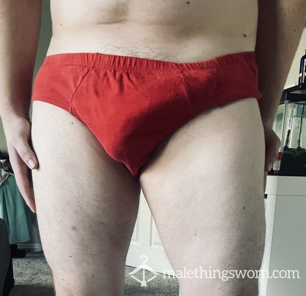 Honey, Do These Red Hot Briefs Make My Bulge Look Fat?
