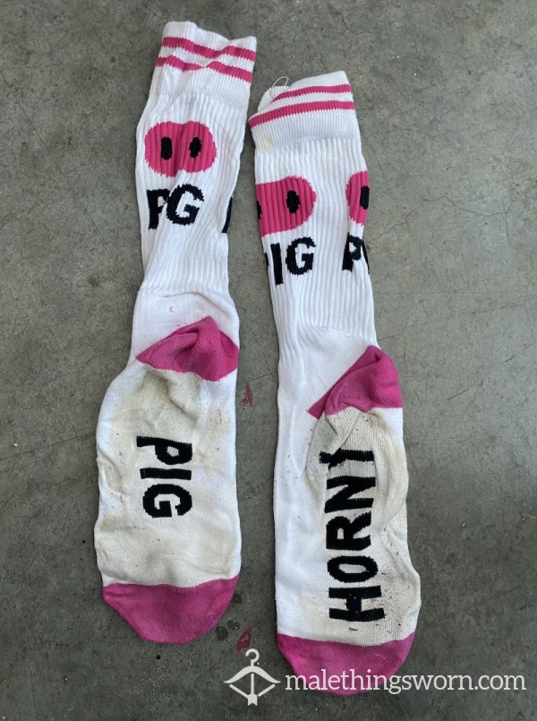 'Horny Pig' German Imported Rank 1 Month Worn Super Smelly Socks