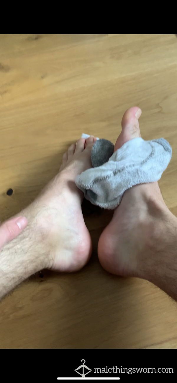 Hot Covered In Gym Sweat Trainer Socks