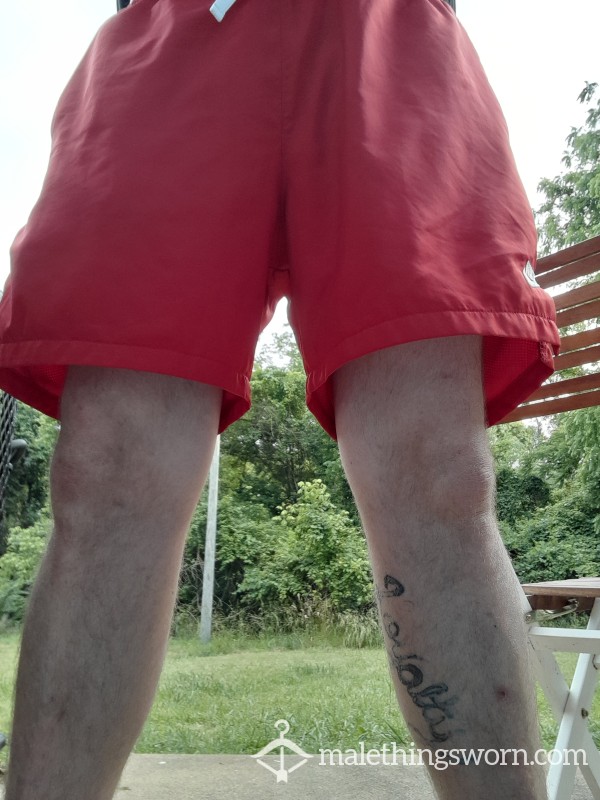 Hot Red NIKE Shorts