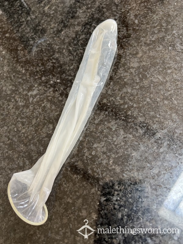 Huge Loaded Cum Filled Condoms photo