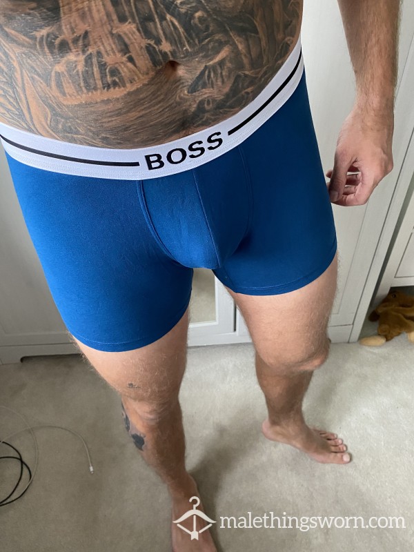 Hugo Boss Light Blue Boxers, Ready To Be Made To Your Liking!