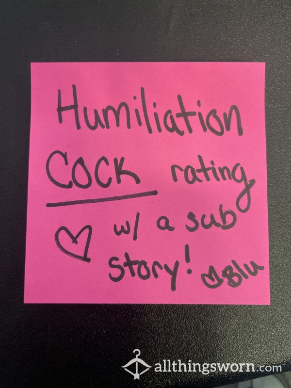 HUMILIATION Cock Review 😘