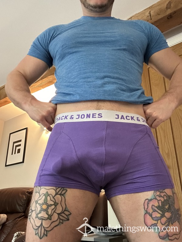 Jack & Jones Purple Briefs