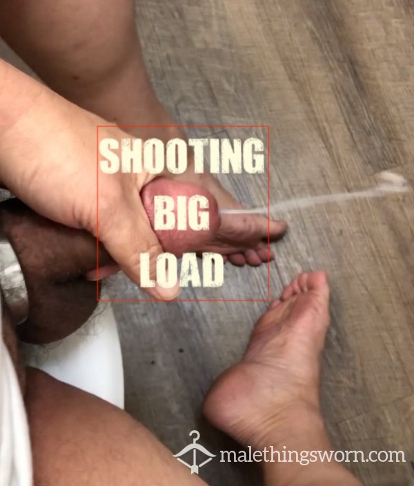 Jerking My Cock With Cum Shooting