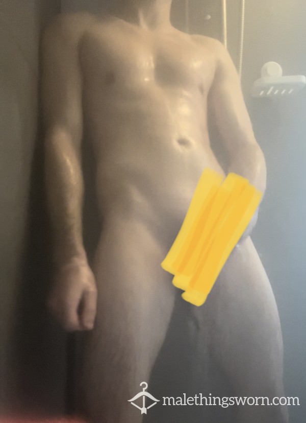 Jerking Off In The Shower Shooting My Load
